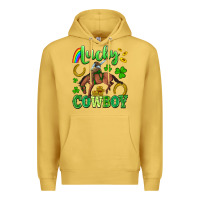 Antique Gold lucky cowboy Premium Hoodie - Artiststas