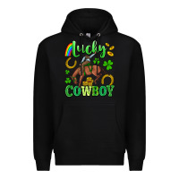 Black lucky cowboy Premium Hoodie - Artiststas