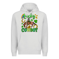 Dove Grey lucky cowboy Premium Hoodie - Artiststas