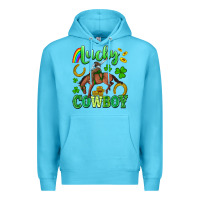 Ocean Blue lucky cowboy Premium Hoodie - Artiststas