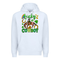 White lucky cowboy Premium Hoodie - Artiststas