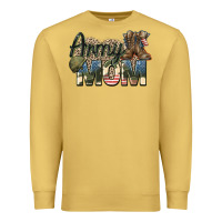 Antique Gold army mom Premium Sweatshirt - Zillion Design Studio