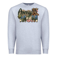 Heather Grey army mom Premium Sweatshirt - Zillion Design Studio
