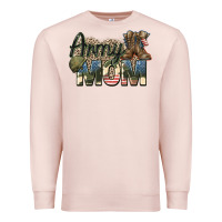 Pale Pink army mom Premium Sweatshirt - Zillion Design Studio