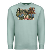 Seafoam army mom Premium Sweatshirt - Zillion Design Studio