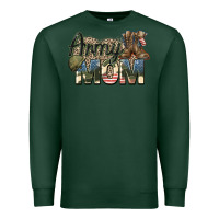 Sports Green army mom Premium Sweatshirt - Zillion Design Studio