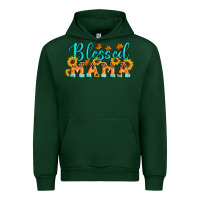Forest Green Blessed Mama Urban Hoodie - Artiststas