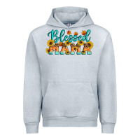 Heather Grey Blessed Mama Urban Hoodie - Artiststas