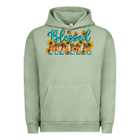Pigment Oil Green Blessed Mama Urban Hoodie - Artiststas