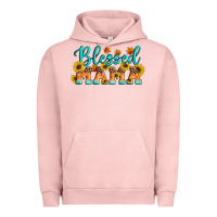Pigment Salmon Blessed Mama Urban Hoodie - Artiststas