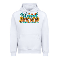 White Blessed Mama Urban Hoodie - Artiststas