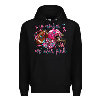 Black in october we wear pink football Premium Hoodie - AdoDesignShop
