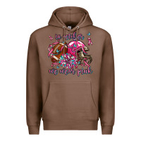 Chestnut in october we wear pink football Premium Hoodie - AdoDesignShop