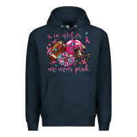Navy in october we wear pink football Premium Hoodie - AdoDesignShop