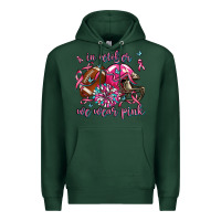 Sports Green in october we wear pink football Premium Hoodie - AdoDesignShop
