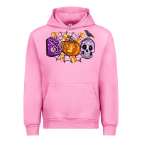 Fuchsia Pink Boo halloween Urban Hoodie - Artiststas