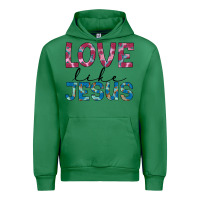 Emerald love like jesus Urban Hoodie - JahusDesignShop