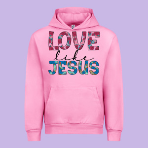 Love Like Jesus Urban Hoodie Designed By Jahusdesignshop