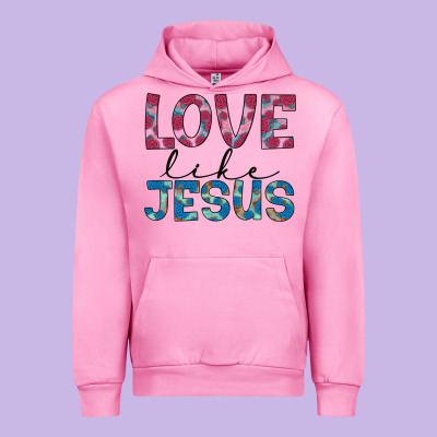 Love Like Jesus Urban Hoodie Designed By Jahusdesignshop