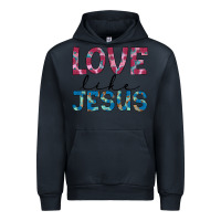 Navy love like jesus Urban Hoodie - JahusDesignShop