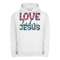 Pigment Lunar Rock love like jesus Urban Hoodie - JahusDesignShop