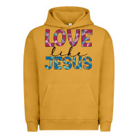 Pigment Peanut Butter love like jesus Urban Hoodie - JahusDesignShop