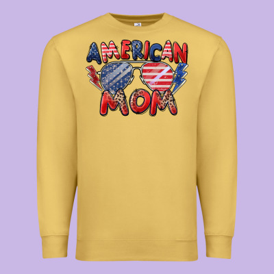 Premium Sweatshirt American mom