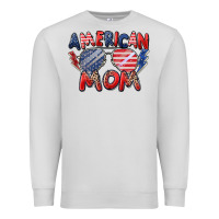 Dove Grey American mom Premium Sweatshirt - Zillion Design Studio