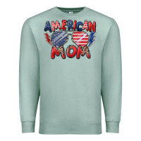 Seafoam American mom Premium Sweatshirt - Zillion Design Studio