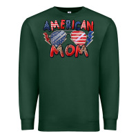 Sports Green American mom Premium Sweatshirt - Zillion Design Studio