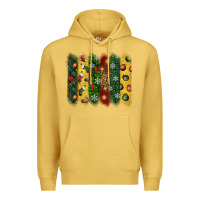 Antique Gold christmas brushstroke Premium Hoodie - BundleAndBundleShop
