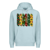 Blue Mist christmas brushstroke Premium Hoodie - BundleAndBundleShop