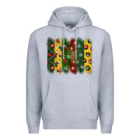 Heather Grey christmas brushstroke Premium Hoodie - BundleAndBundleShop