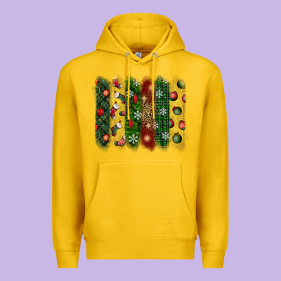 Christmas Brushstroke Premium Hoodie Designed By Bundleandbundleshop