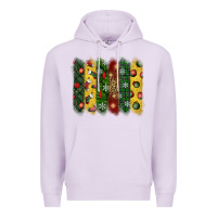 Lilac christmas brushstroke Premium Hoodie - BundleAndBundleShop