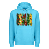 Ocean Blue christmas brushstroke Premium Hoodie - BundleAndBundleShop