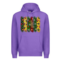 Purple christmas brushstroke Premium Hoodie - BundleAndBundleShop