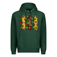Sports Green christmas brushstroke Premium Hoodie - BundleAndBundleShop