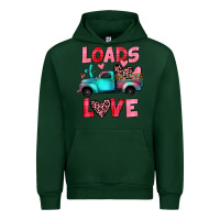 Forest Green loads of love truck Urban Hoodie - JahusDesignShop