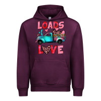 Mauve Wine loads of love truck Urban Hoodie - JahusDesignShop
