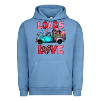 Pigment Pebble Blue loads of love truck Urban Hoodie - JahusDesignShop