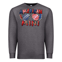 Charcoal Heather American mini Premium Sweatshirt - Zillion Design Studio