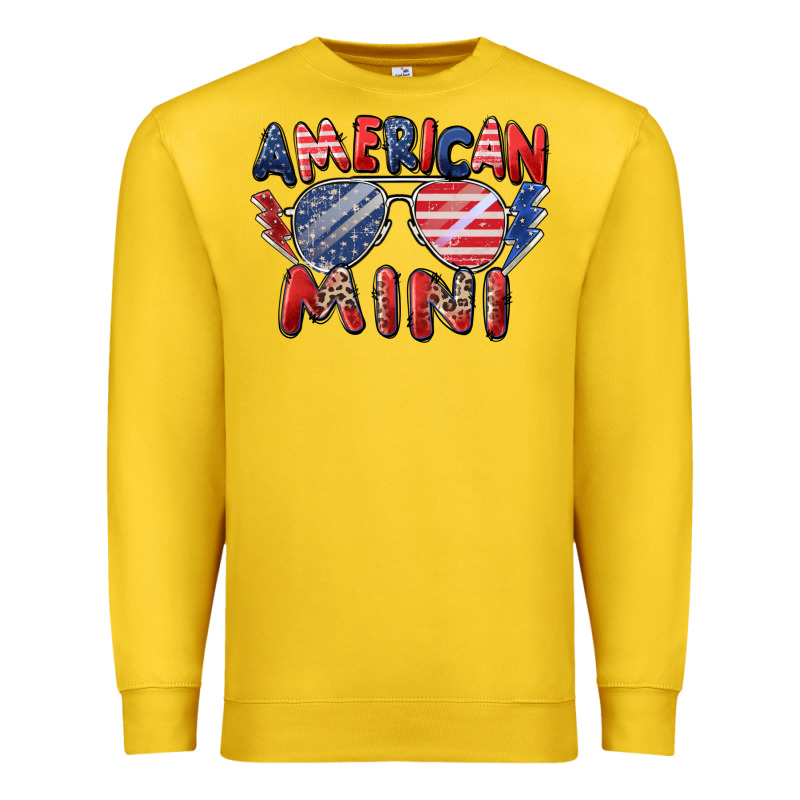 American Mini Premium Sweatshirt by Zillion Design Studio | Teevron