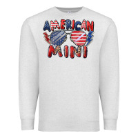 Oatmeal Heather American mini Premium Sweatshirt - Zillion Design Studio