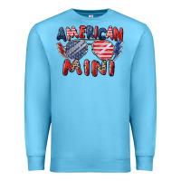 Ocean Blue American mini Premium Sweatshirt - Zillion Design Studio