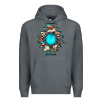Rock aztec leopard turquoise gemstone Premium Hoodie - JahusDesignShop