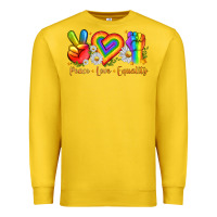 Lemon peace love equality Premium Sweatshirt - texasbilliewilder