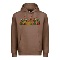 Chestnut christmas with christmas cross libbey glass Premium Hoodie - BundleAndBundleShop