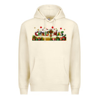 Sandshell christmas with christmas cross libbey glass Premium Hoodie - BundleAndBundleShop