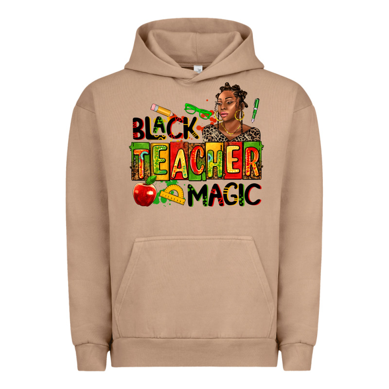 Black Teacher  Magic Urban Hoodie by AdoDesignShop | Teevron